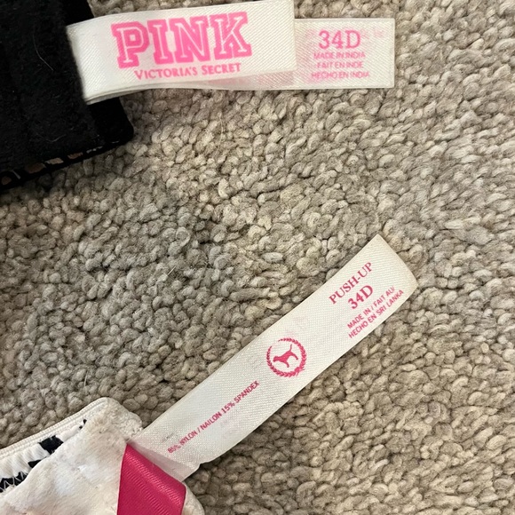 PINK Victoria Secret Animal Print Push Up Bra - Picture 5 of 6